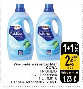 Cora Verdunde wasverzachter aanbieding