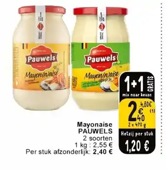 Cora Mayonaise PAUWELS aanbieding
