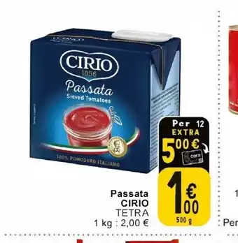 Cora Passata CIRIO aanbieding