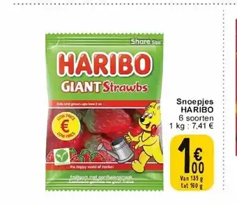 Cora Snoepjes HARIBO aanbieding