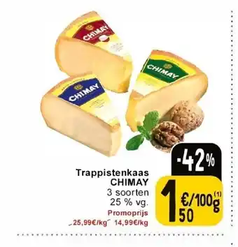 Cora Trappistenkaas CHIMAY aanbieding