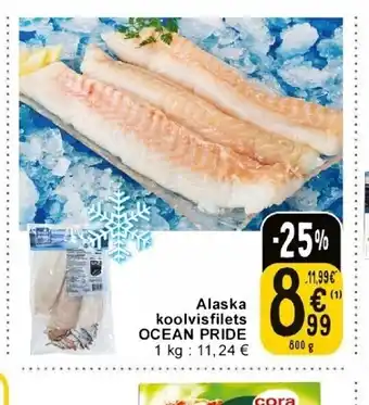 Cora Alaska koolvisfilets OCEAN PRIDE aanbieding