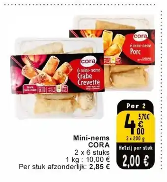 Cora Mini-nems CORA aanbieding