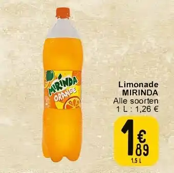 Cora Limonade MIRINDA aanbieding