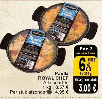 Cora Paella ROYAL CHEF aanbieding