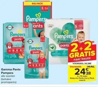Carrefour Gamma Pants Pampers aanbieding