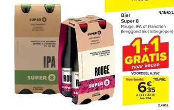 Carrefour Bier Super 8 aanbieding