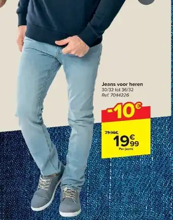 Carrefour Jeans voor heren aanbieding
