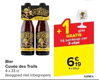 Carrefour Bier Cuvée des Trolls aanbieding