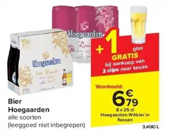 Carrefour Bier Hoegaarden aanbieding