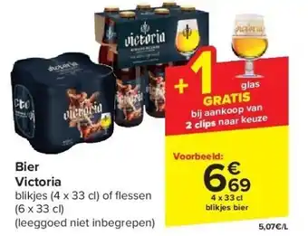 Carrefour Bier Victoria aanbieding