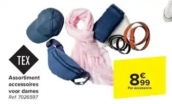 Carrefour Assortiment accessoires voor dames aanbieding