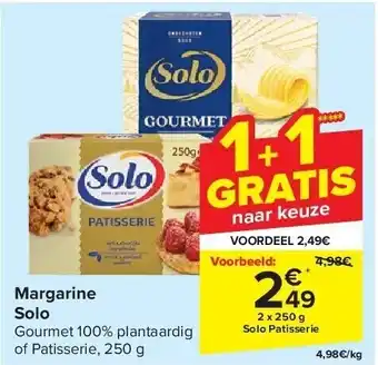 Carrefour Margarine Solo aanbieding