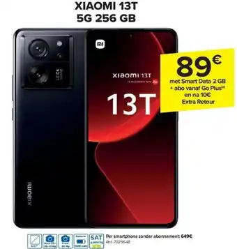 Carrefour XIAOMI 13T 5G 256 GB aanbieding