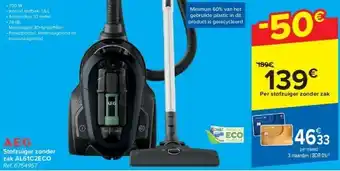 Stofzuiger zonder zak AL61C2ECO