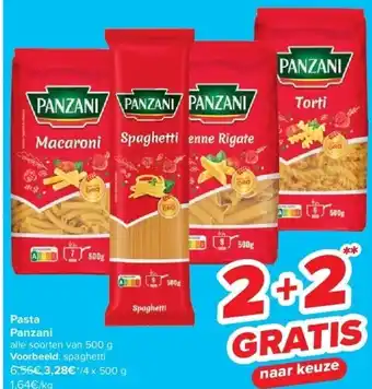 Carrefour Pasta Panzani aanbieding