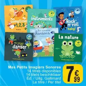 Cora Mes Petits Imagiers Sonores aanbieding