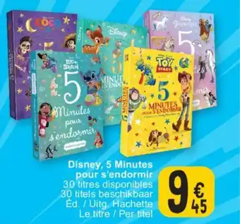 Cora Disney, 5 Minutes pour s'endormir aanbieding