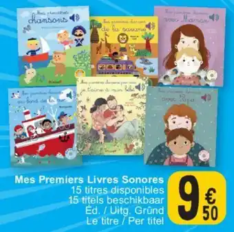 Cora Mes Premiers Livres Sonores aanbieding