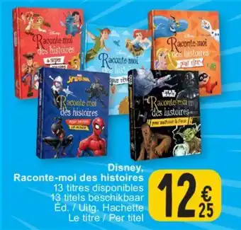 Cora Disney, Raconte-moi des histoires aanbieding