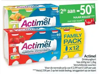 Intermarché Actimel Drinkyoghurt aanbieding