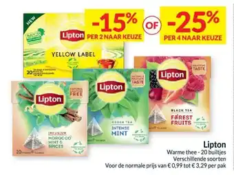 Intermarché Lipton aanbieding