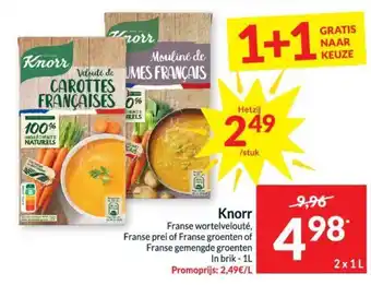 Intermarché Knorr 2 x 1 L aanbieding