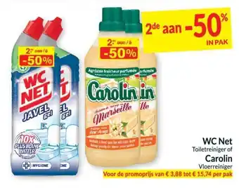 Intermarché WC Net Toiletreiniger of Carolin Vloerreiniger aanbieding