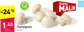 ALDI Champignons 500g aanbieding