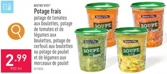ALDI BISTRO'VITE Potage frais 950ml aanbieding