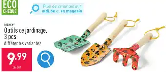 ALDI DISNEY Outils de jardinage, 3 pcs aanbieding