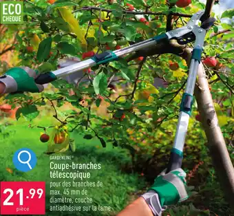 ALDI GARDENLINE Coupe-branches télescopique aanbieding