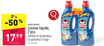 OMINO BIANCO Lessive liquide, 74 cycles
