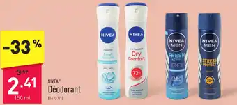 ALDI NIVEA Deodorant 150ml aanbieding