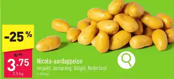 ALDI Nicola-aardappelen 2.5kg aanbieding