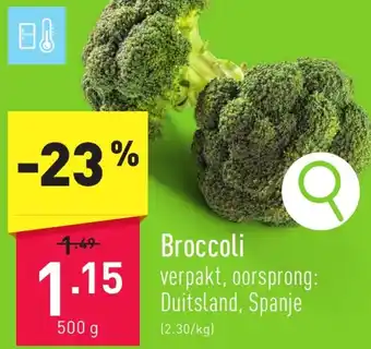 ALDI Broccoli 500g aanbieding
