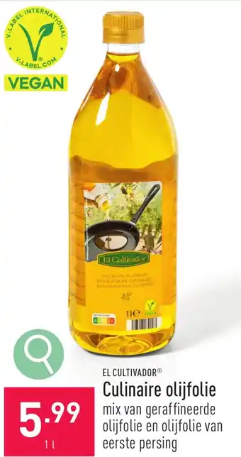ALDI El Cultivador Culinaire olijfolie 1L aanbieding