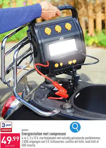 ALDI AUTOXS Energiestation met compressor aanbieding