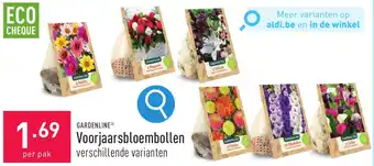 ALDI GARDENLINE Voorjaarsbloembollen aanbieding