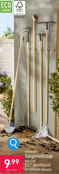 ALDI GARDENLINE Tuingereedschap aanbieding