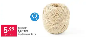 ALDI GARDENLINE Sjortouw aanbieding