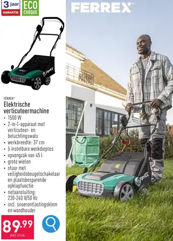FERREX Elektrische verticuteermachine • 1500 W