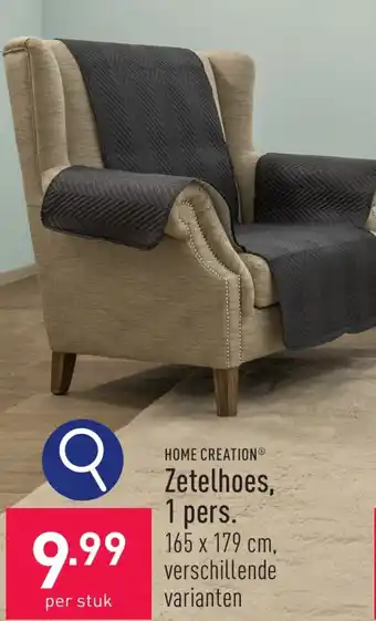 ALDI HOME CREATION Zetelhoes, 1 pers. 165 x 179 cm aanbieding