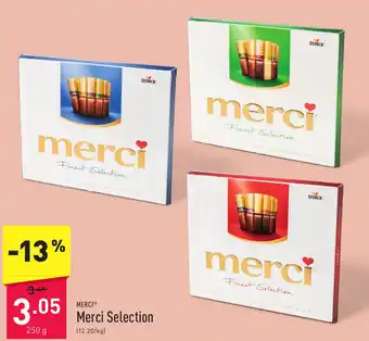 ALDI Merci Selection 250g aanbieding