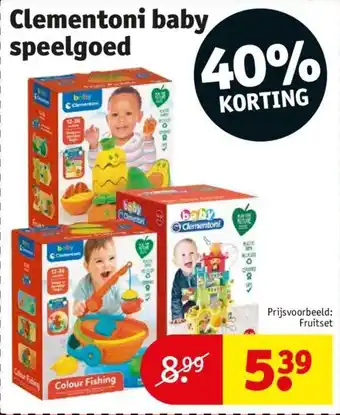 Kruidvat Clementoni baby speelgoed aanbieding