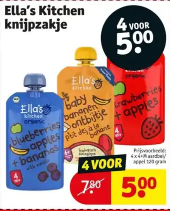 Kruidvat Ella's Kitchen knijpzakje aanbieding