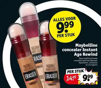 Kruidvat Maybelline concealer Instant Age Rewind aanbieding