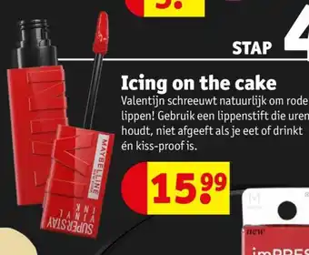 Kruidvat MAYBELLINE SUPERSTAY VINYL INK aanbieding