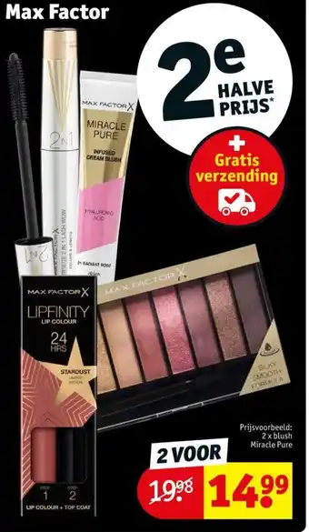 Kruidvat Max Factor aanbieding