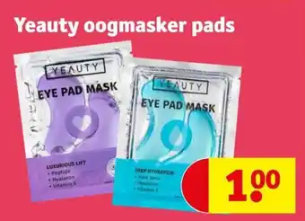 Kruidvat Yeauty oogmasker pads aanbieding